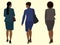 Black business Women Walking Away