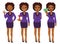 Black Businesswoman Set Collection Standing