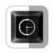 black button clock icon