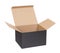Black cardboard box