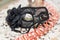 Black carnival mask - eye mask