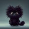 Black cat cartoons cute animal