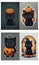 Black cat Halloween decorations Cute Halloween cat images Pumpkin and black cat decor