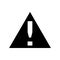 Black Caution beware triangle symbol For banner, general design print and websites.