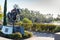 Black Caviar bronze statue on the banks of Lake Nagambie.