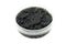 Black caviar in a plastic container