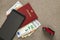 Black cellphone, money euro banknotes bills, passport and toy car on copy space background. Travel light, comfortable journey