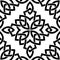 Black Celtic seamless pattern