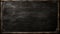 Black Chalkboard Background depicts a black chalkboard, representing a classic writing surface. The horizontal board is empty and