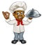 Black Chef Cartoon Character