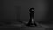 Black chess pawn. 3d illustration