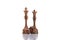 Black chess pieces