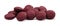 Black chokeberry fruit pills, large detailed isolated tablets macro closeup, organic raw aronia melanocarpa berry fruits pill pile