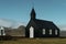 Black church Budakirkja. Iceland