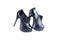 Black classic high heel female shoes