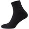 Black classic voluminous sock, on a white background