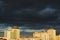 Black clouds over the Moscow