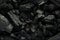 Black coal mineral background