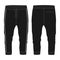 Black color Basic Sweat pant technical fashion flat sketch template