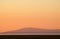 Black Combe, Morecambe Bay, orange sunset sky