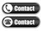 Black contact buttons