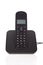 Black cordless phone