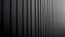 Black Corrugated metal sheet surface of the wall. Galvanize steel background.