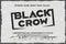 Black crow. Strong vintage sans serif font