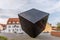 The Black Cube, a gigant sculpture in Svendborg, Denmark