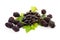 Black currants and blackberries, leaves