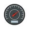 Black dashboard icon, flat style