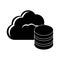 black database optimization server banner icon
