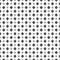 Black dense big and small rhombus dots pattern