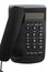 Black desk phone