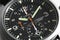 Black dial menâ€™s chronograph wrist watch