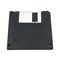 Black diskette isolated