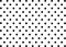 Black dot polka design with white background