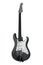 Black electric guitar