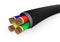 Black electrical cable