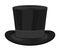 black elegant tophat