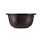 Black empty cast iron pot on white background. Vector illustration.