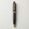 Black Enamel And Gold Pen With Renaissance-inspired Charm