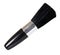 Black eye makeup brush. Isolated background image