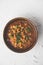 Black Eyed Kidney Beans Curry or Chawli chi usal served in a bowl, selective focus