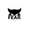 Black Fear icon, Fear icon or logo