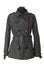 Black female coat | Isolated