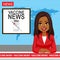 Black Female Newscaster Vaccine News