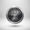 Black Fiday Sale Metal Circle Badge Template