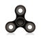 Black Fidget Spinner Focus Toy Illustration