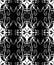 Black filigree damask